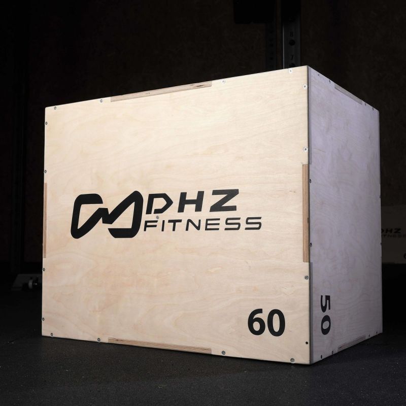 Плиобокс универсальный 3 в 1 со шкалой для наклона 50х60х75 см DHZ Fitness